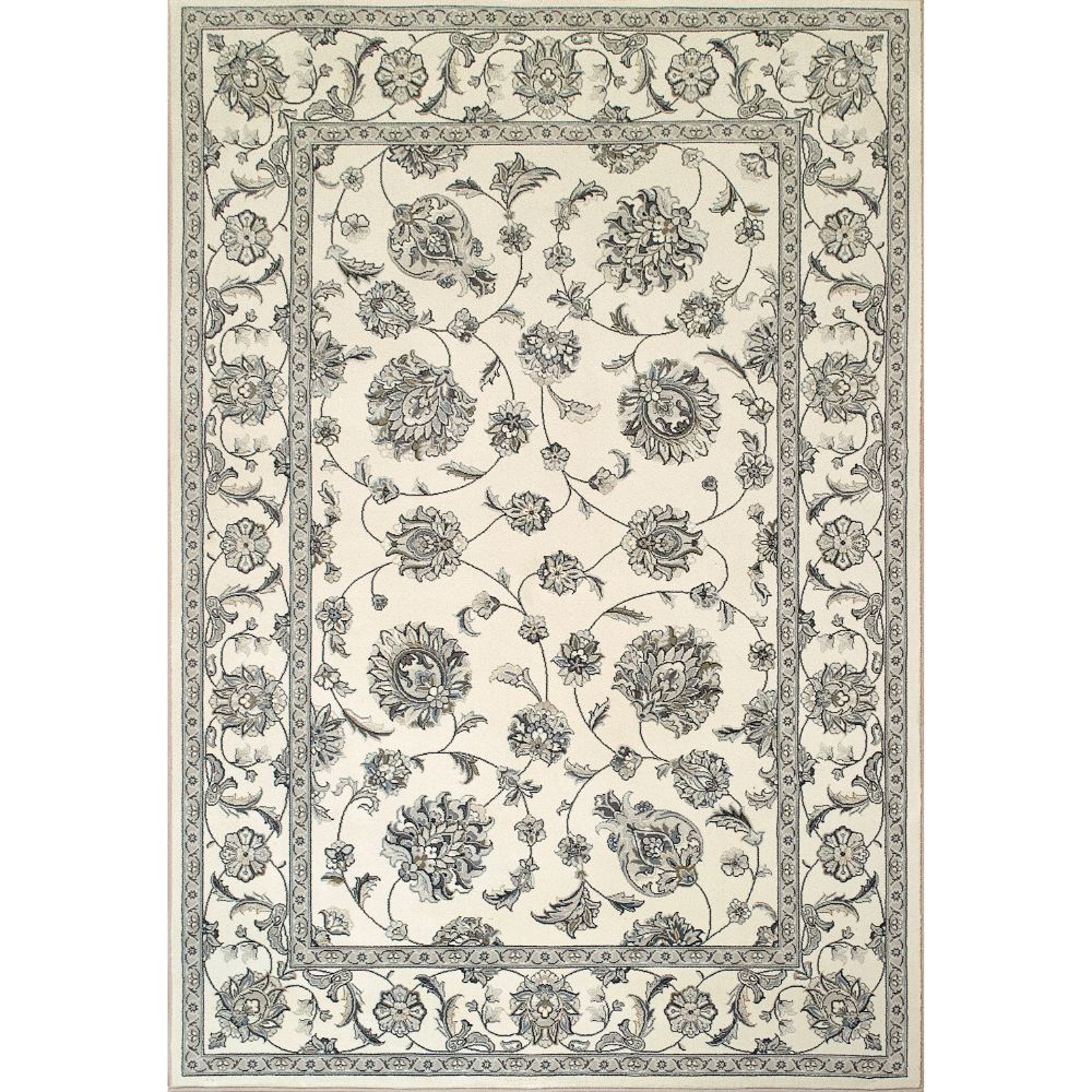 Dynamic Rugs 57365-6666 Ancient Garden 9.2 Ft. X 12.10 Ft. Rectangle Rug in Cream
